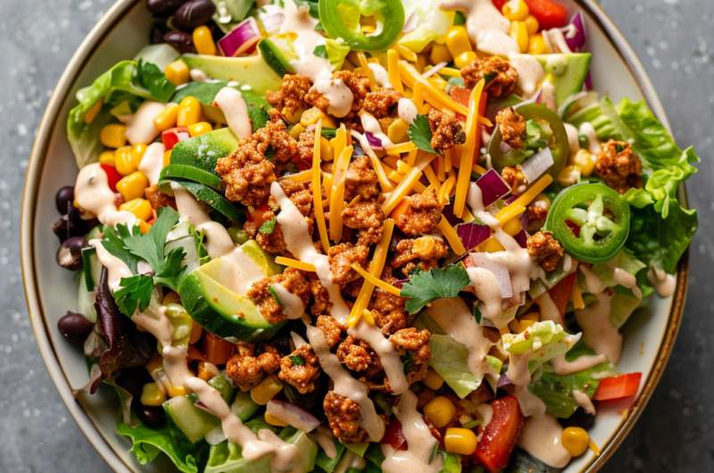 Chopped Southwest Salad with Taco Ranch